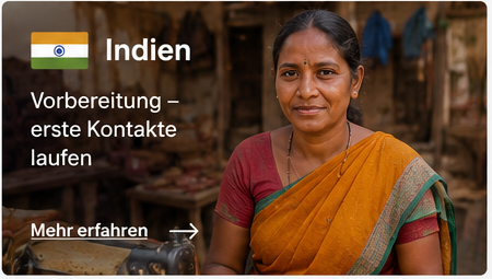 Indien — In Vorbereitung, erste Kontakte laufen
