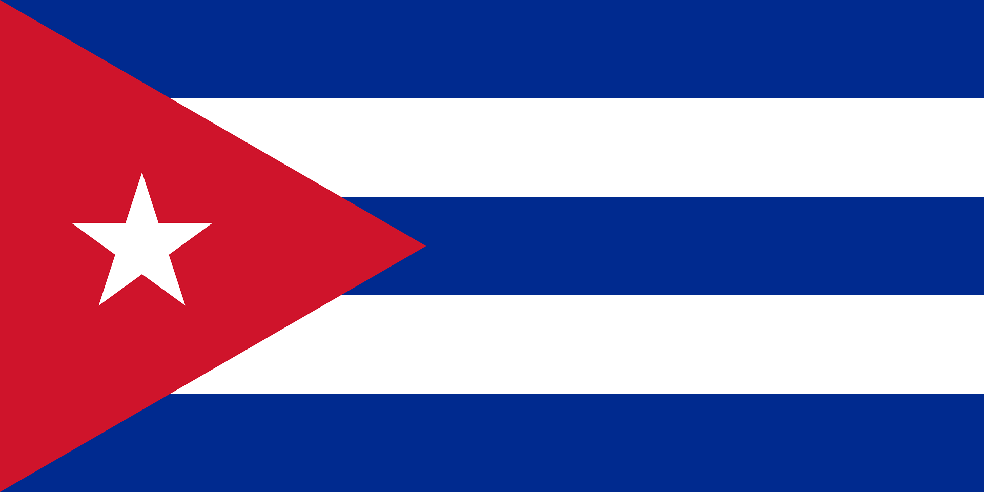 Flagge Kuba